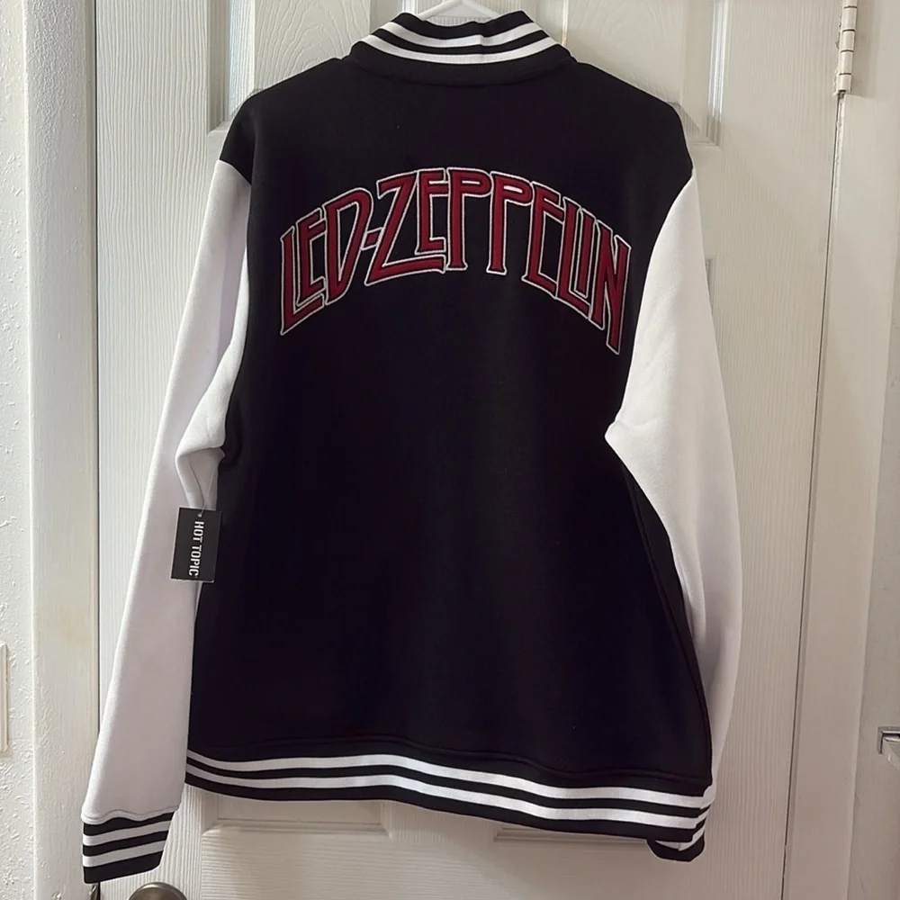 NWT Led Zeppelin ICARUS Varsity Jacket Large